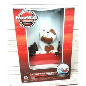 WoW Wee Robotics Chatterbot Cat and Dog Animated Desktop Stand Alone Speaker Des